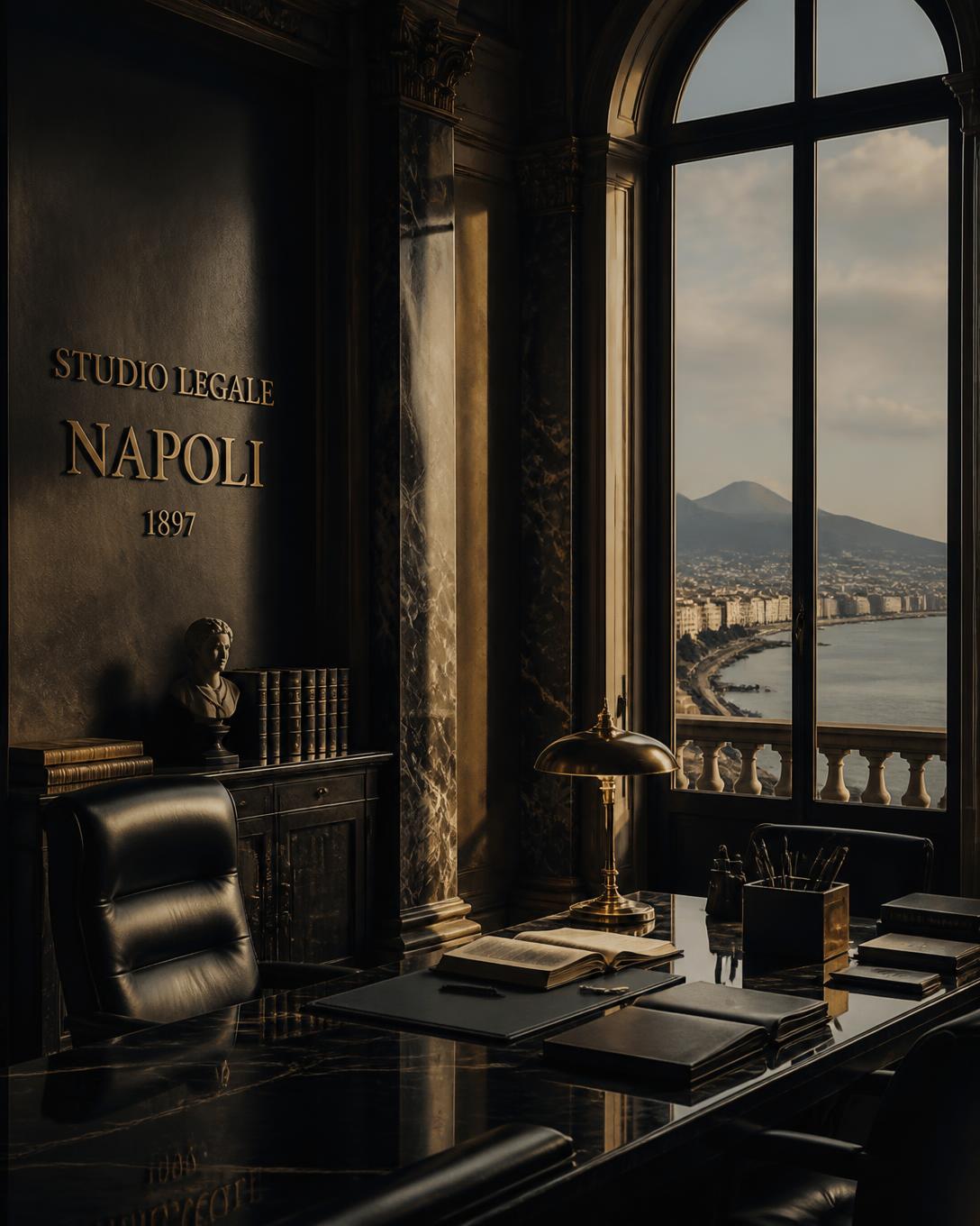 Interno dello Studio Legale Ippolito a Napoli